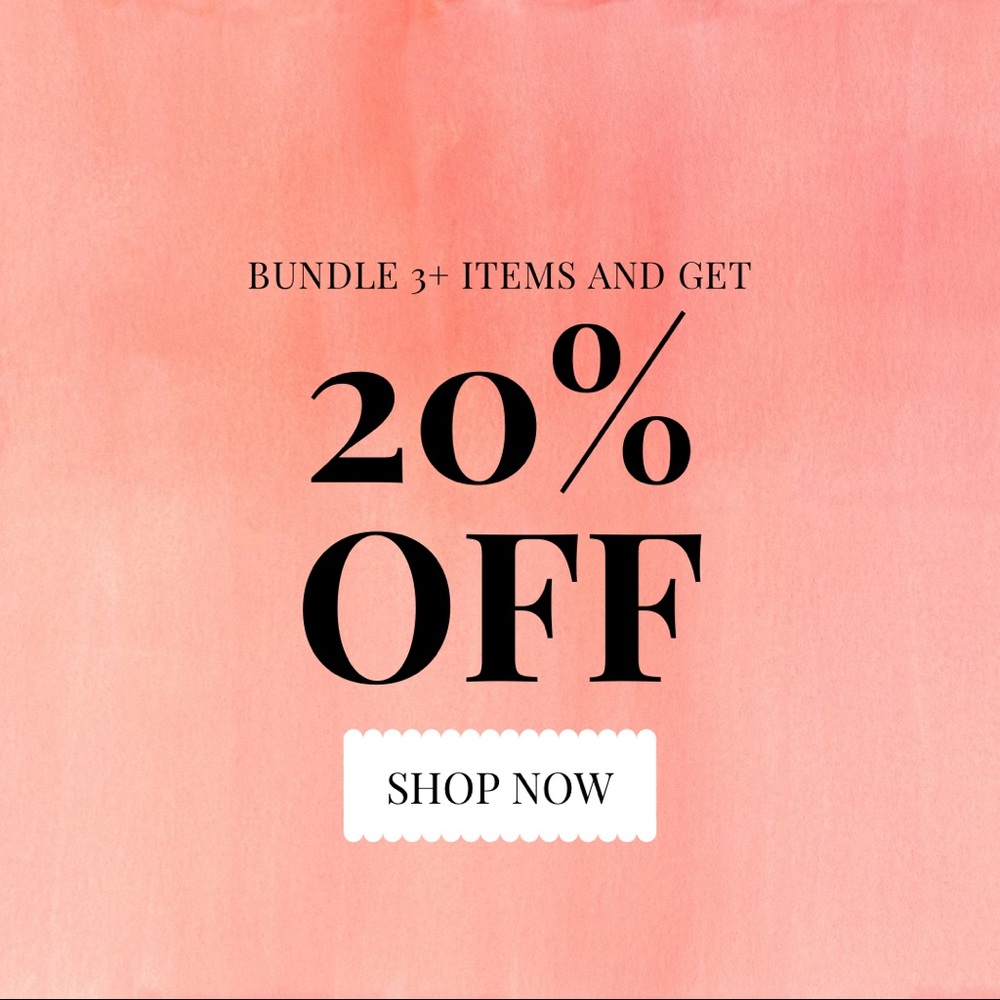 Bundle and Save 20%!